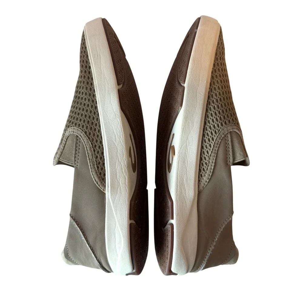 Olukai Lae'ahi Men's Slip On Mesh Sneakers Size 8 Clay Casual Comfort Outdoor